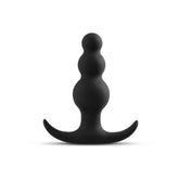 Anal Adventures Platinum - Beaded Plug - Black